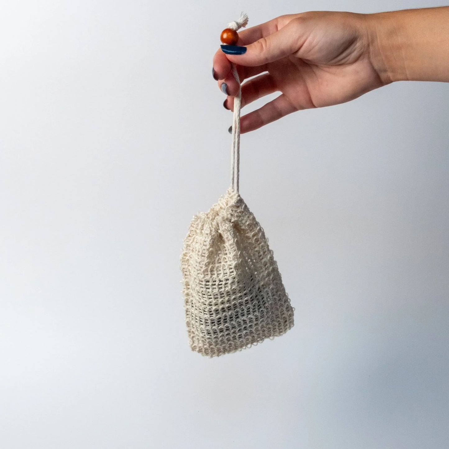 Natural Agave (Sisal)  Exfoliating Soap Saving  Pouch