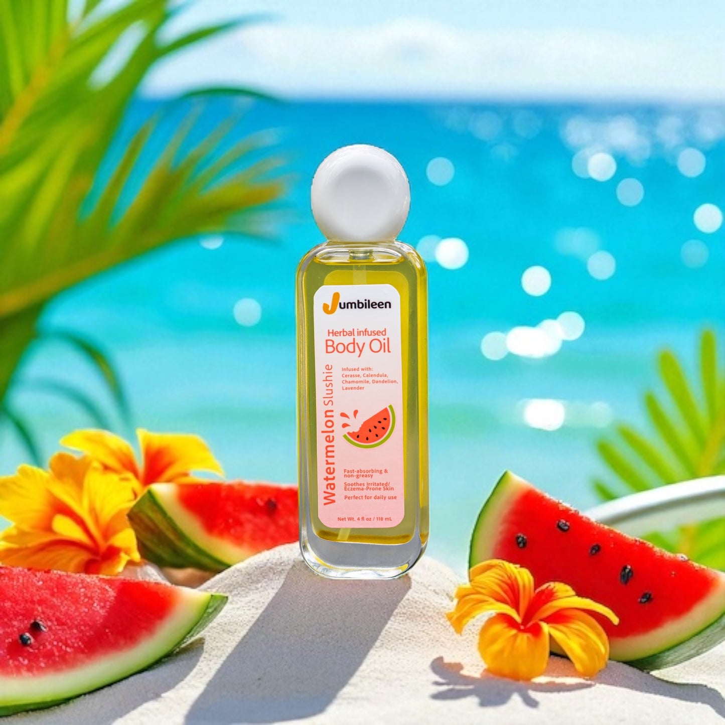 ð Watermelon Slushie Herbal-Infused Body Oil