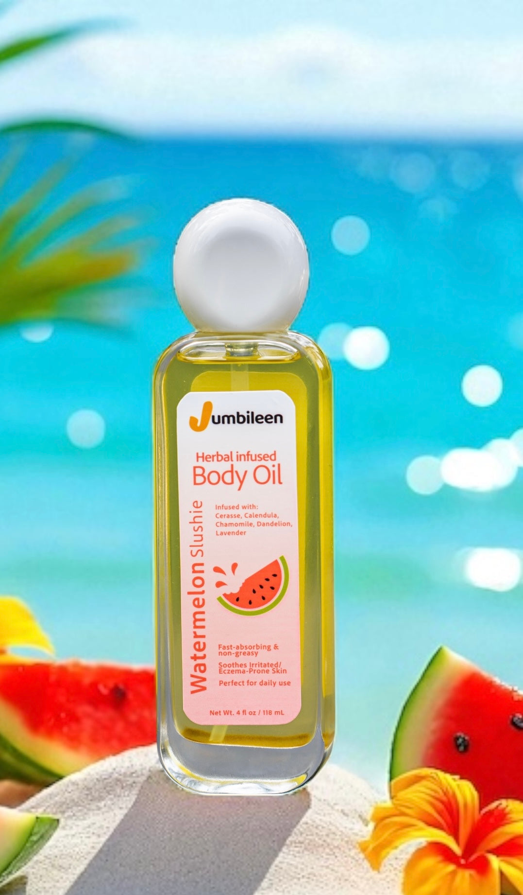 ð Watermelon Slushie Herbal-Infused Body Oil