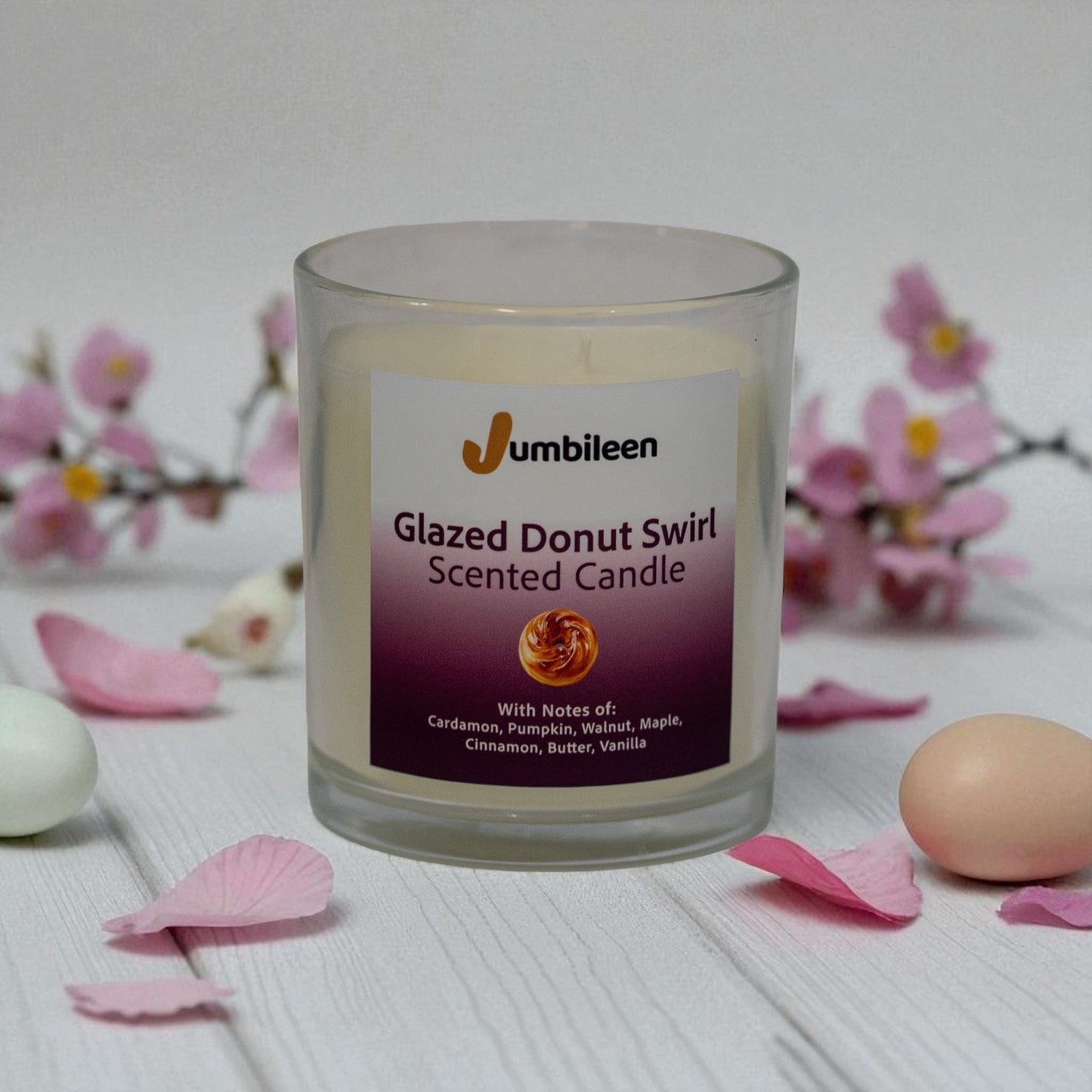 Glazed Donut Swirl Candle
