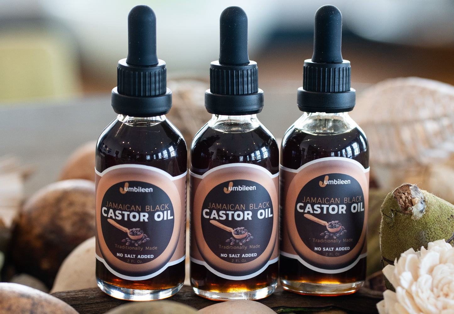 2 Oz. Bundle -  3 Pack Jamaican Black Castor oil