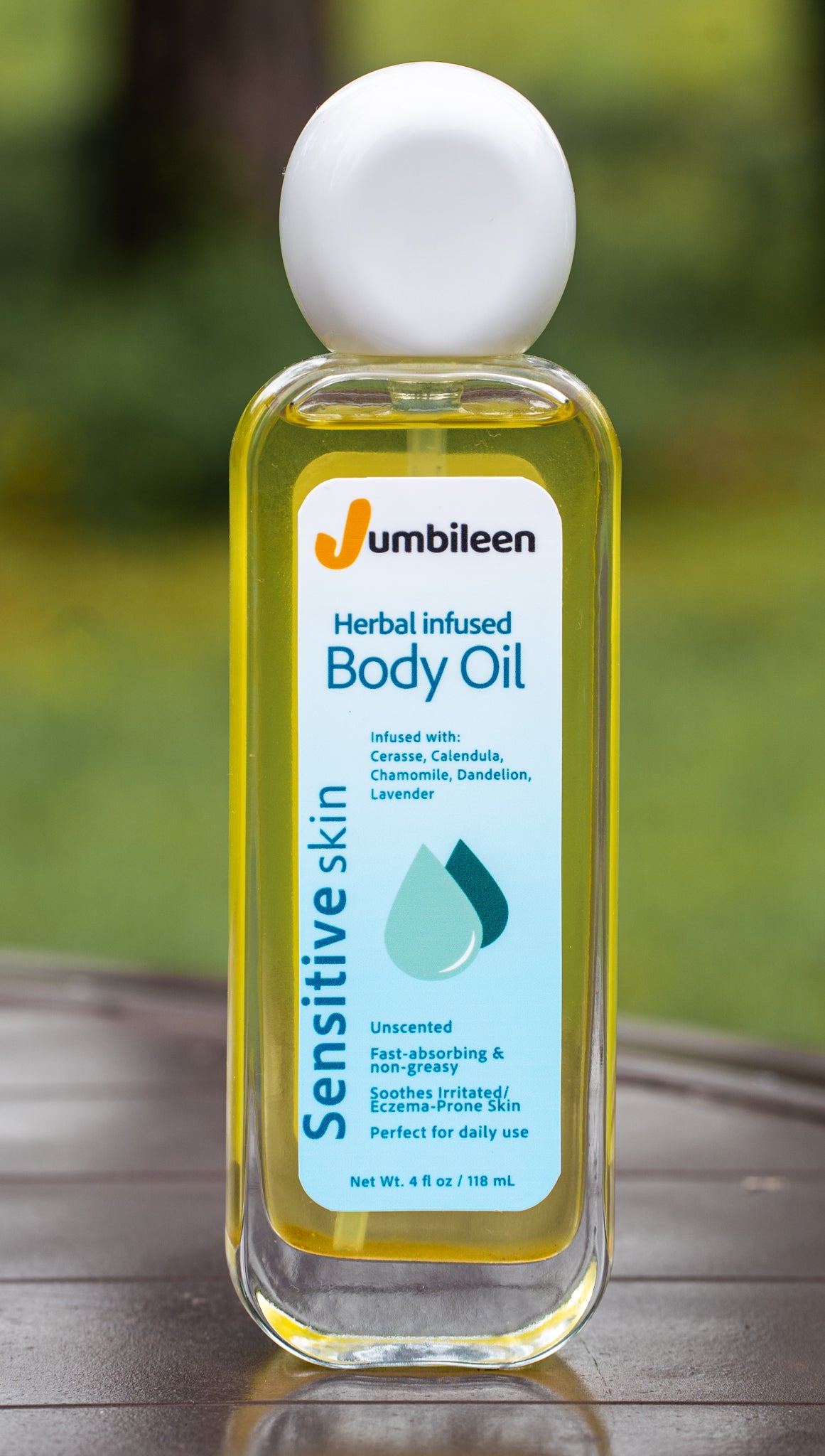 Sensitive Skin Herbal Infused  Body Oil – Unscented