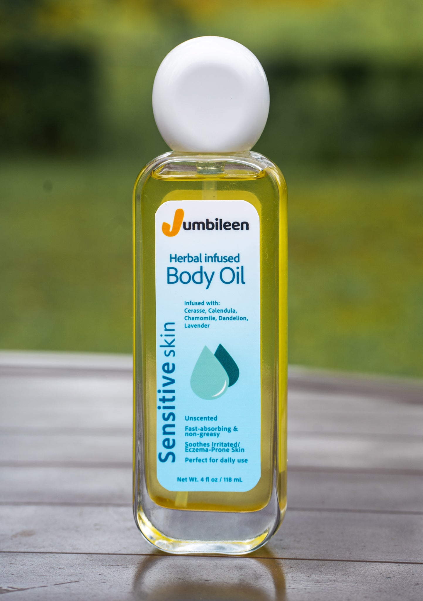 Sensitive Skin Herbal Infused  Body Oil – Unscented