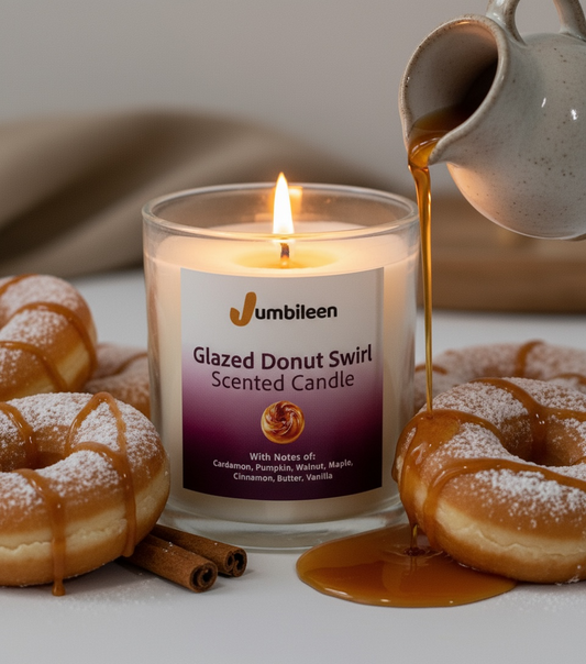 Glazed Donut Swirl Candle